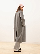 Двубортное женское пальто еврозима с мембраной POMPA арт.1018710p90091