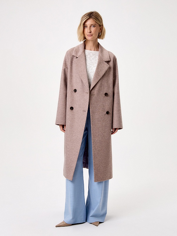 Пальто из шерсти с мембраной