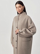 Пальто из премиальной шерсти со стёганым жилетом POMPA арт.1016220p91187