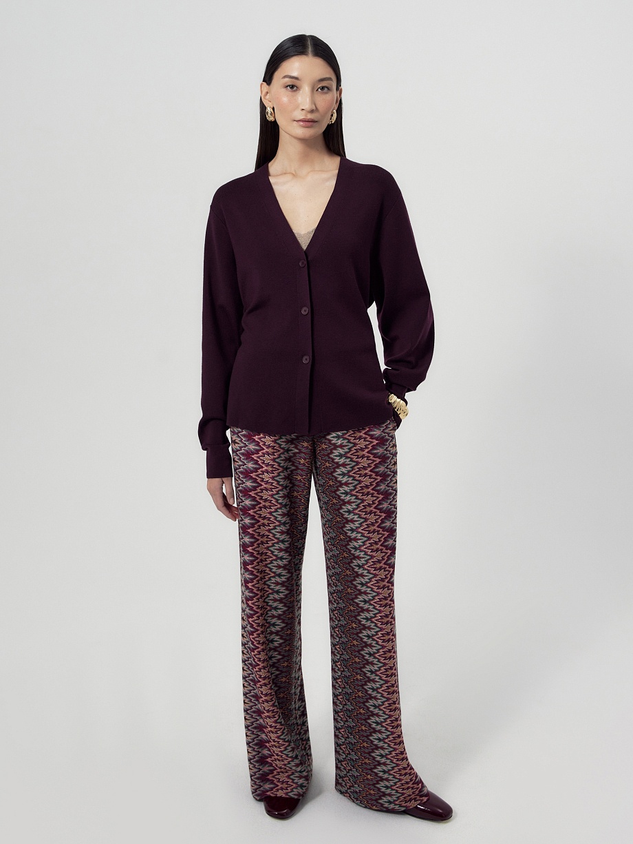 Кардиган из 100% шерсти мериноса