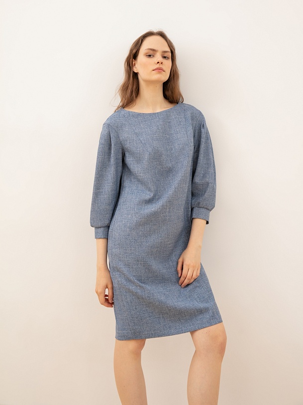 Повседневное прямое платье
