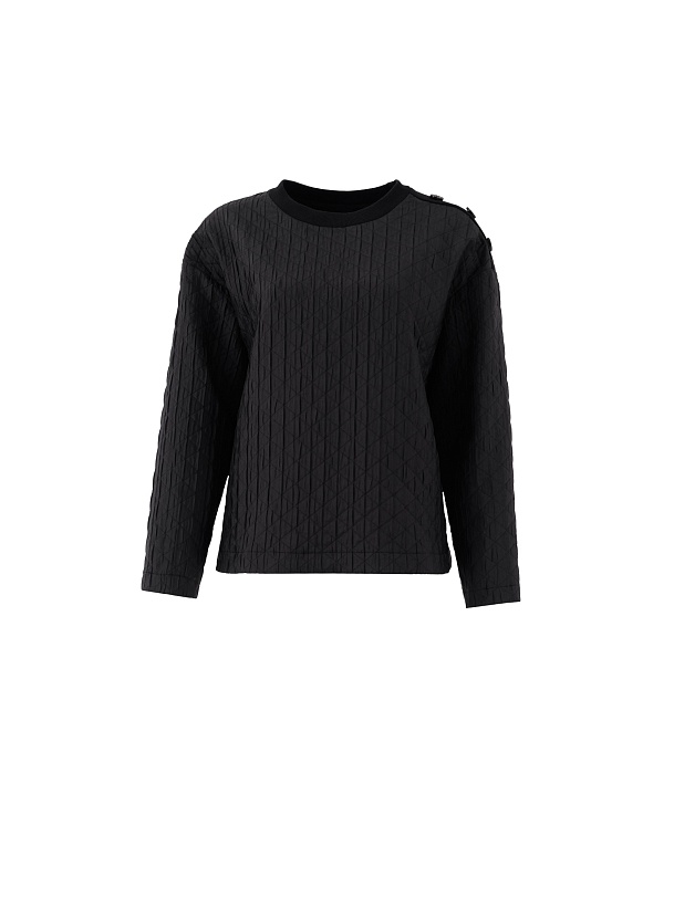 Джемпер из стеганой ткани