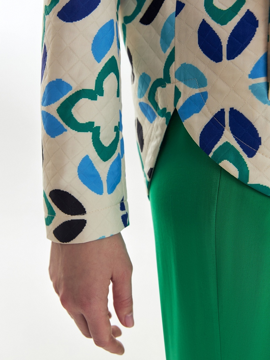 Стёганый жакет на молнии