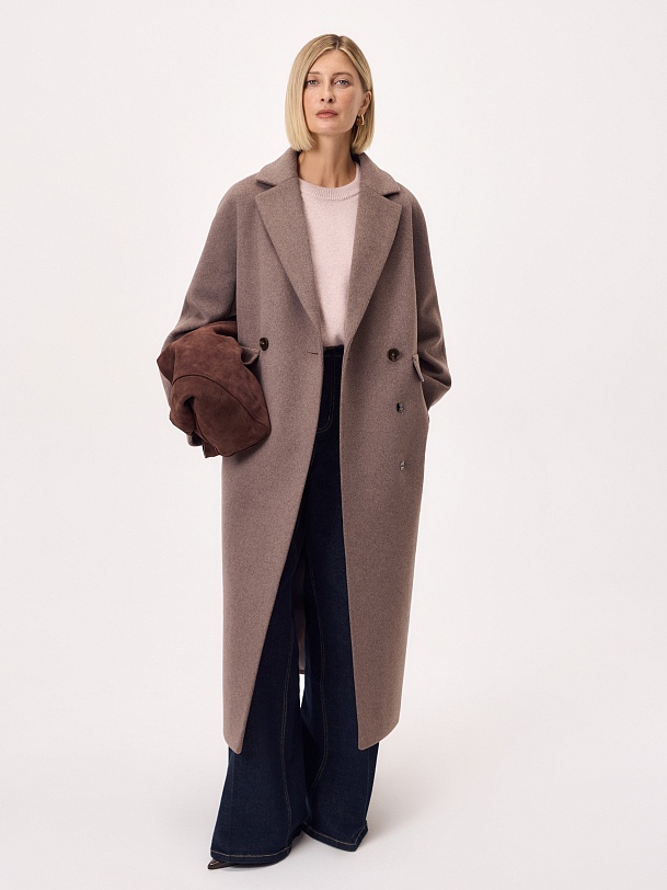 Пальто из шерсти с мембраной