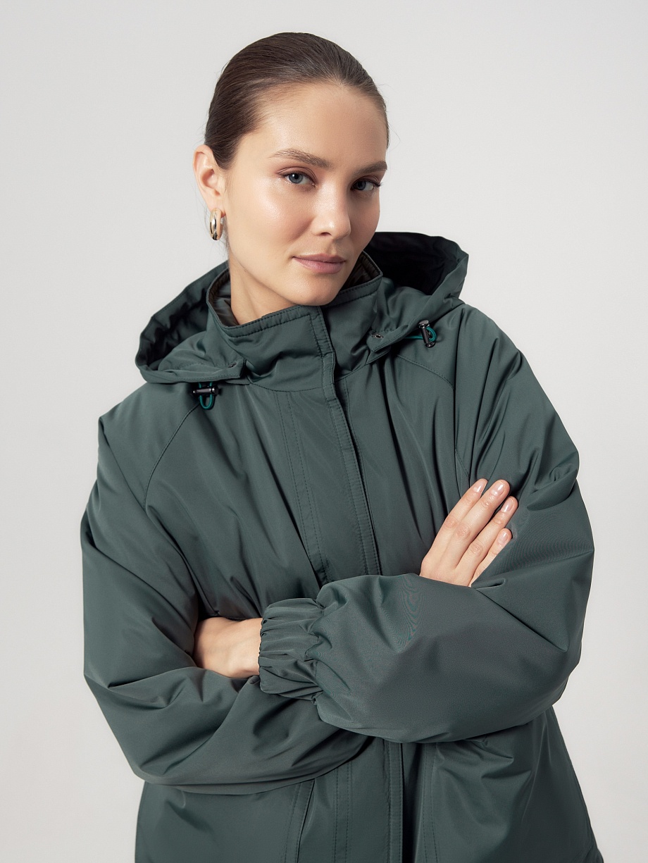 Непромокаемая куртка с мембраной и съёмным капюшоном