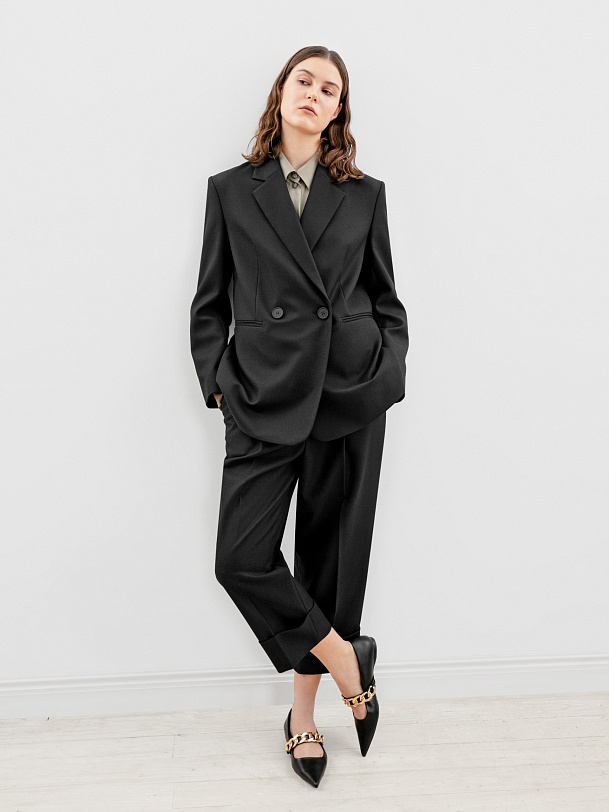 Двубортный женский пиджак