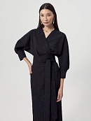 Платье на запах из фактурной ткани POMPA арт.2136471so0299