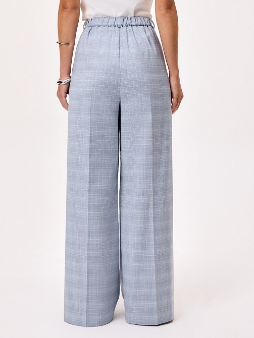 Широкие брюки из костюмной ткани