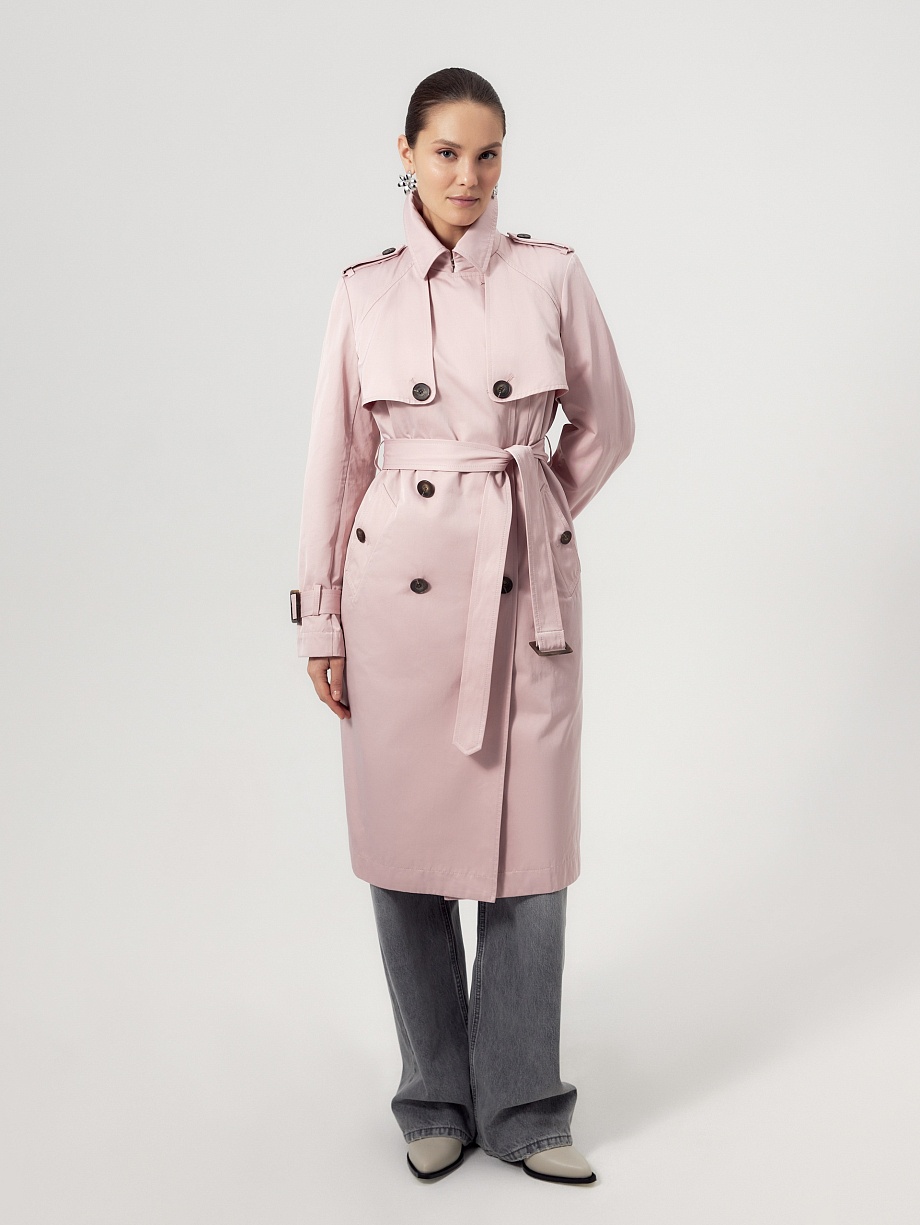 Непромокаемый тренч с подстёжкой
