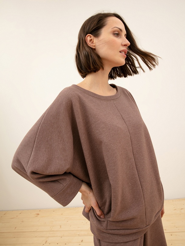 Джемпер из футера