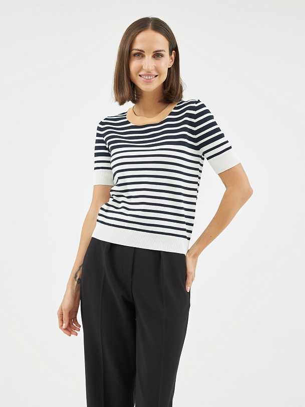 Джемпер женский в полоску