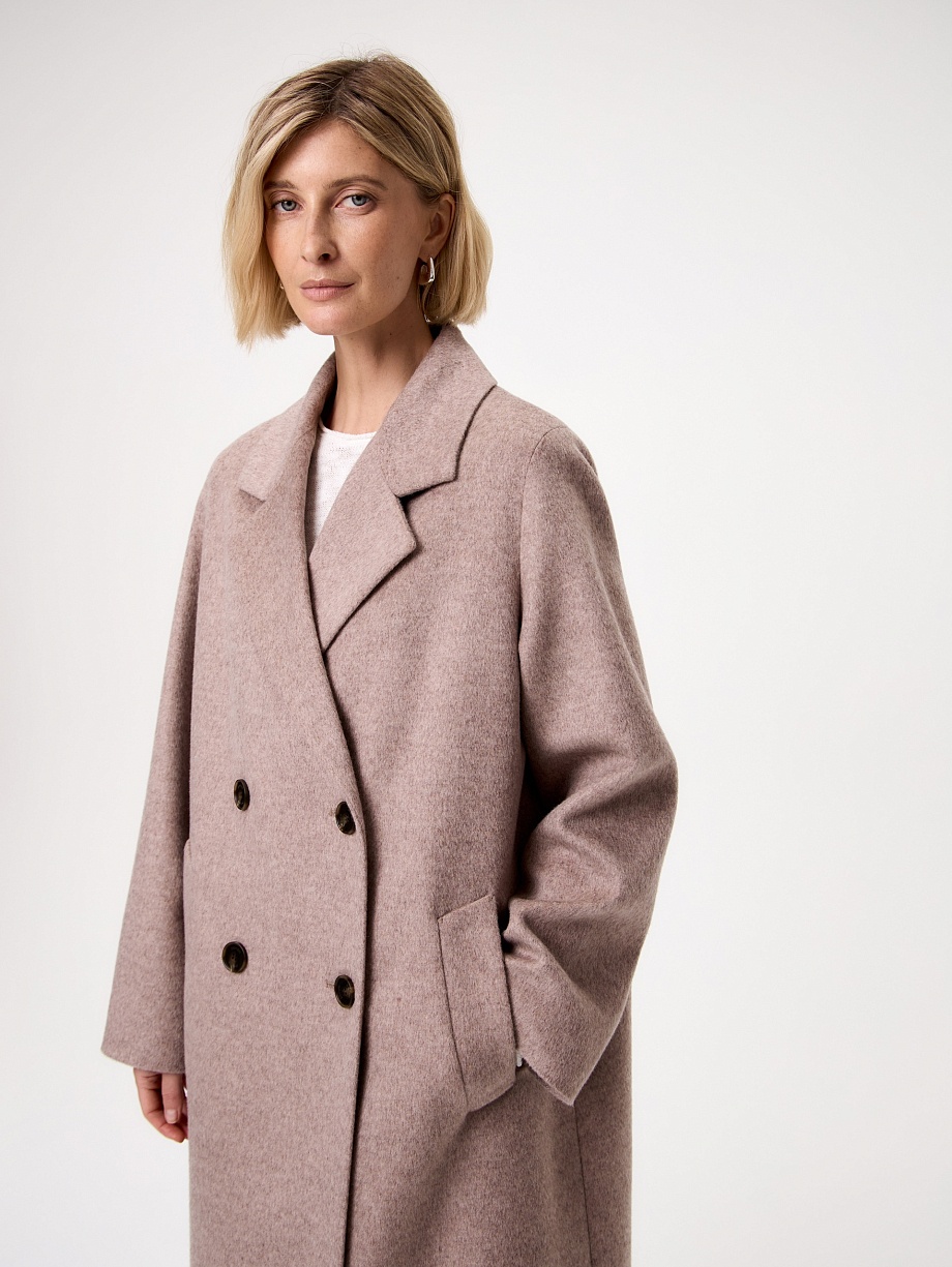 Пальто из шерсти с мембраной