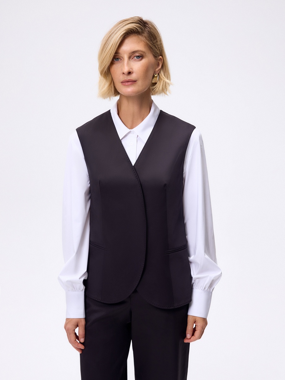 Жилет удлиненный