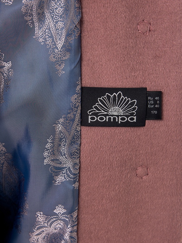 Шерстяное демисезонное пальто с мембраной POMPA арт.3014203p10015