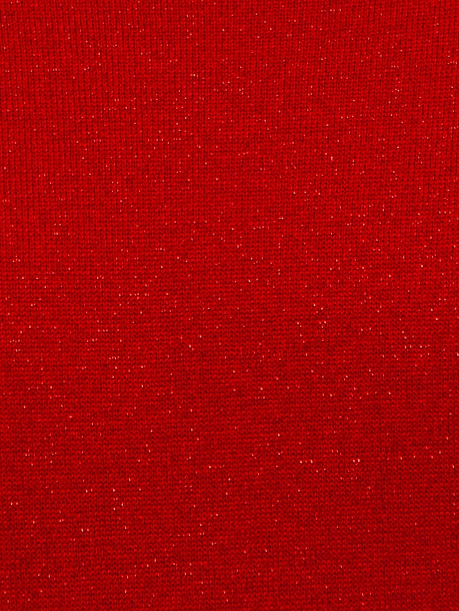 Трикотажный джемпер с коротким рукавом