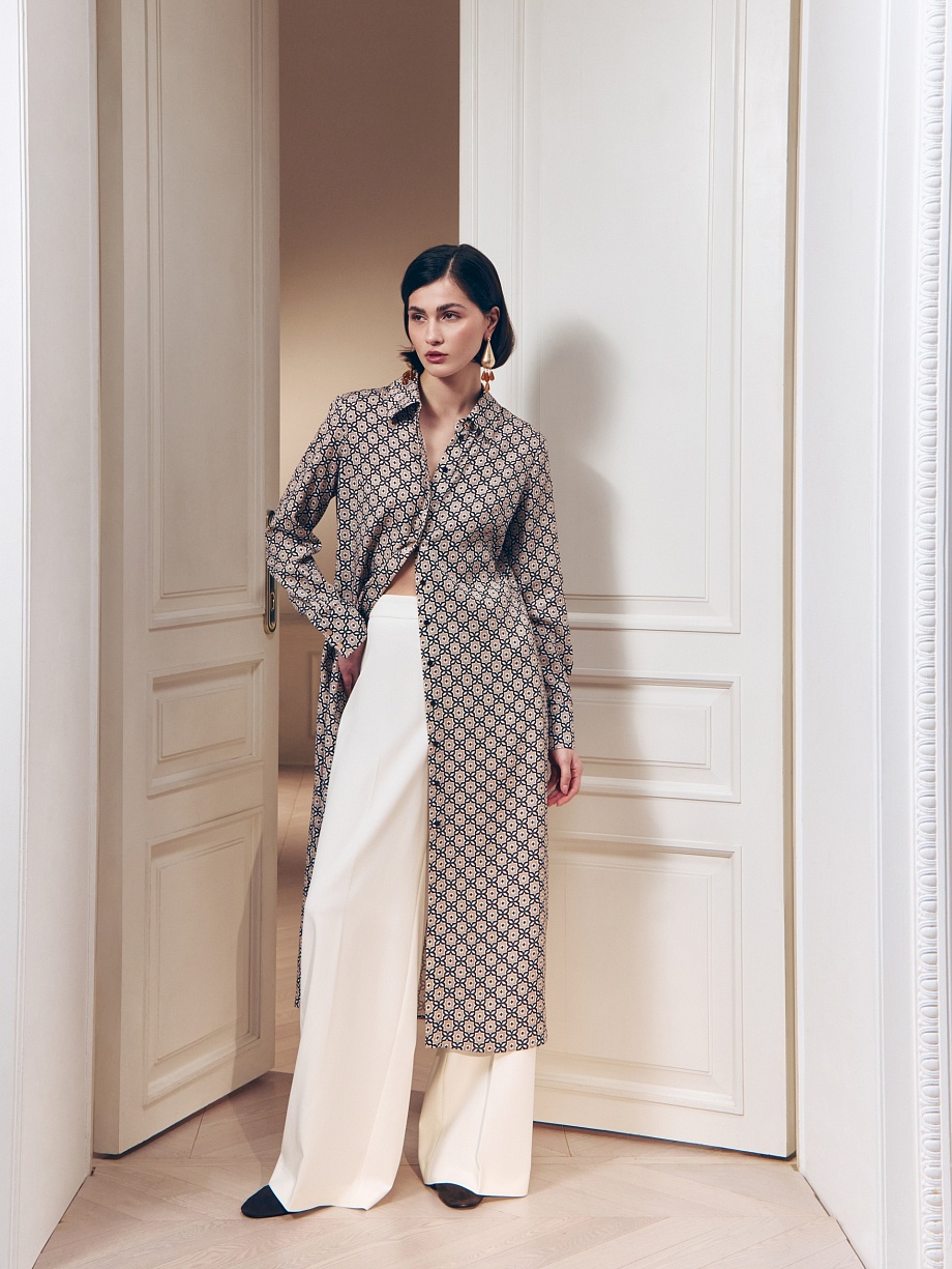 Платье миди из 100% тенселя