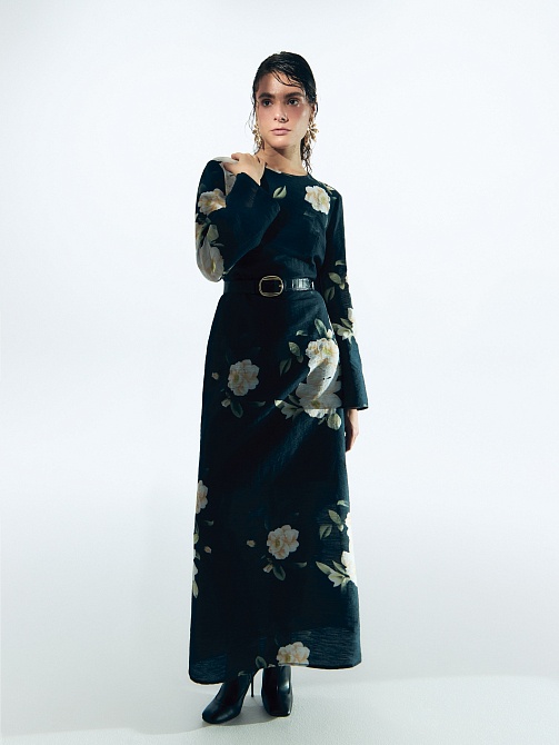 Платье макси POMPA