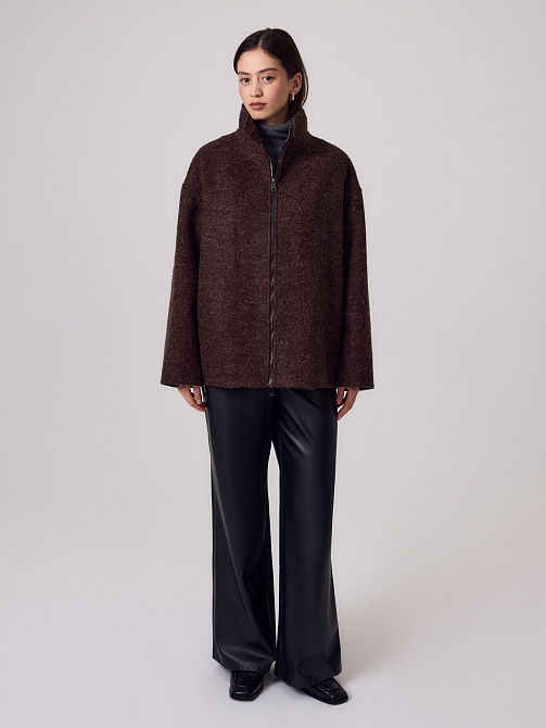 Куртка из шерсти с мембраной и утеплённой спинкой