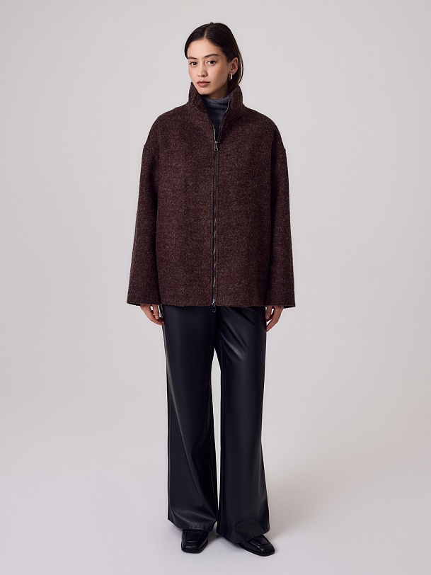 Куртка из шерсти с мембраной и утеплённой спинкой