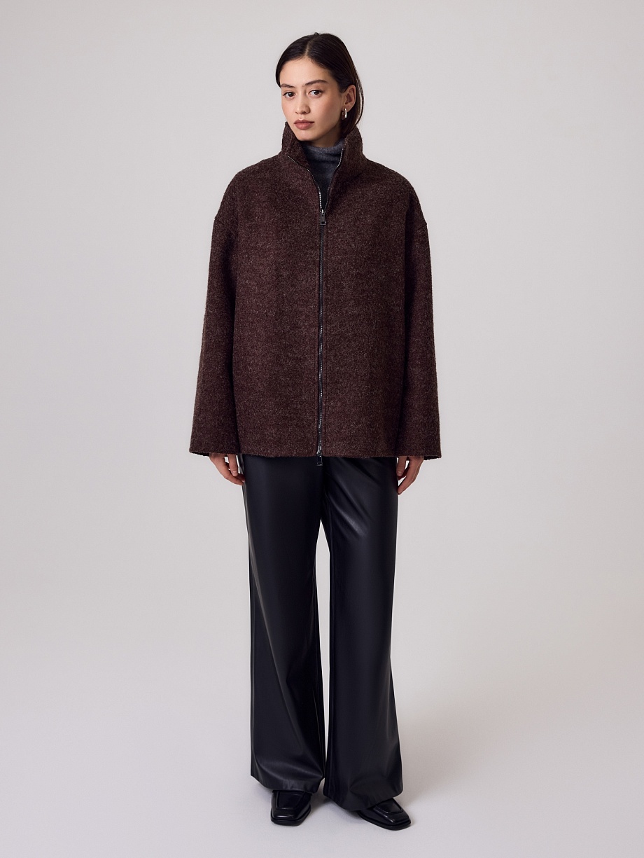 Куртка из шерсти с мембраной и утеплённой спинкой