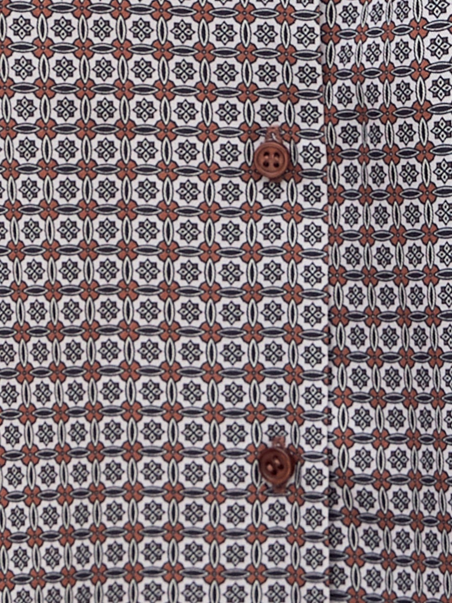 Свободная блуза из 100% тенселя на пуговицах