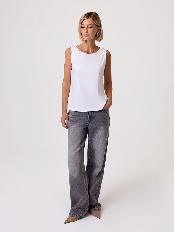 Топ из 100% мерсеризированного хлопка POMPA арт.5173600jr0201