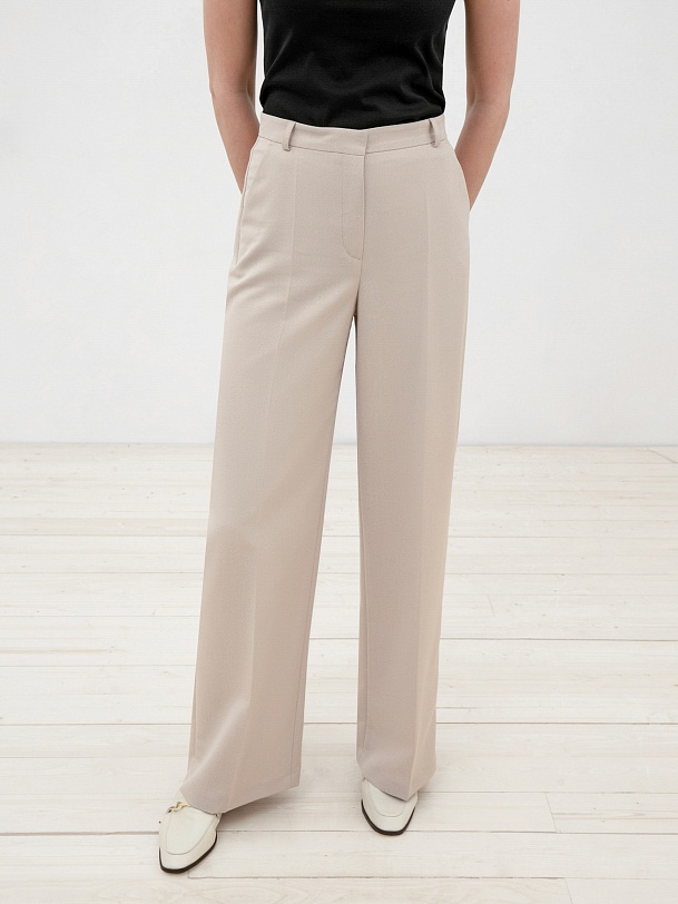Брюки женские прямые широкие