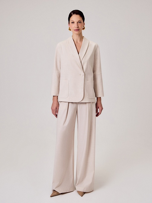 Жакет с укороченным рукавом