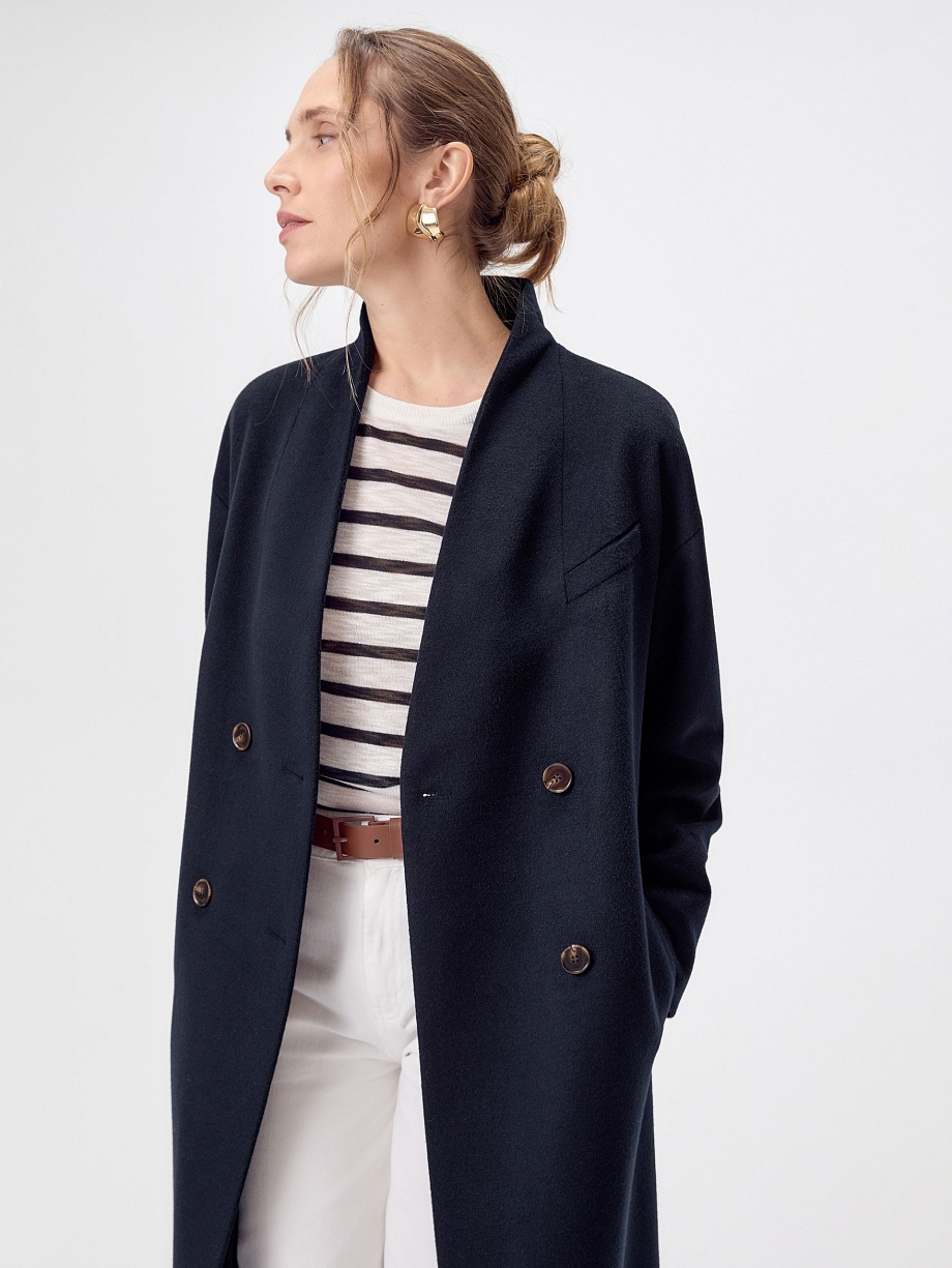 Пальто из шерсти с мембраной