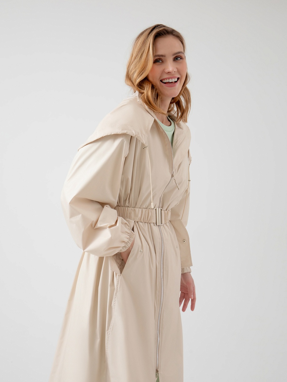 Плащ-трансформер с капюшоном