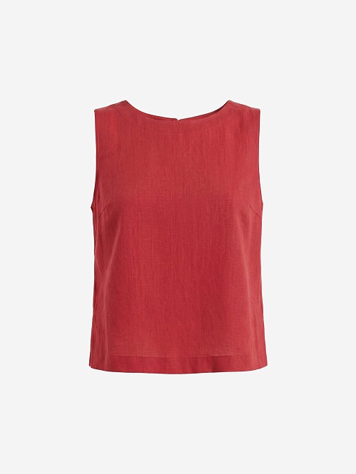 Топ из льна и хлопка