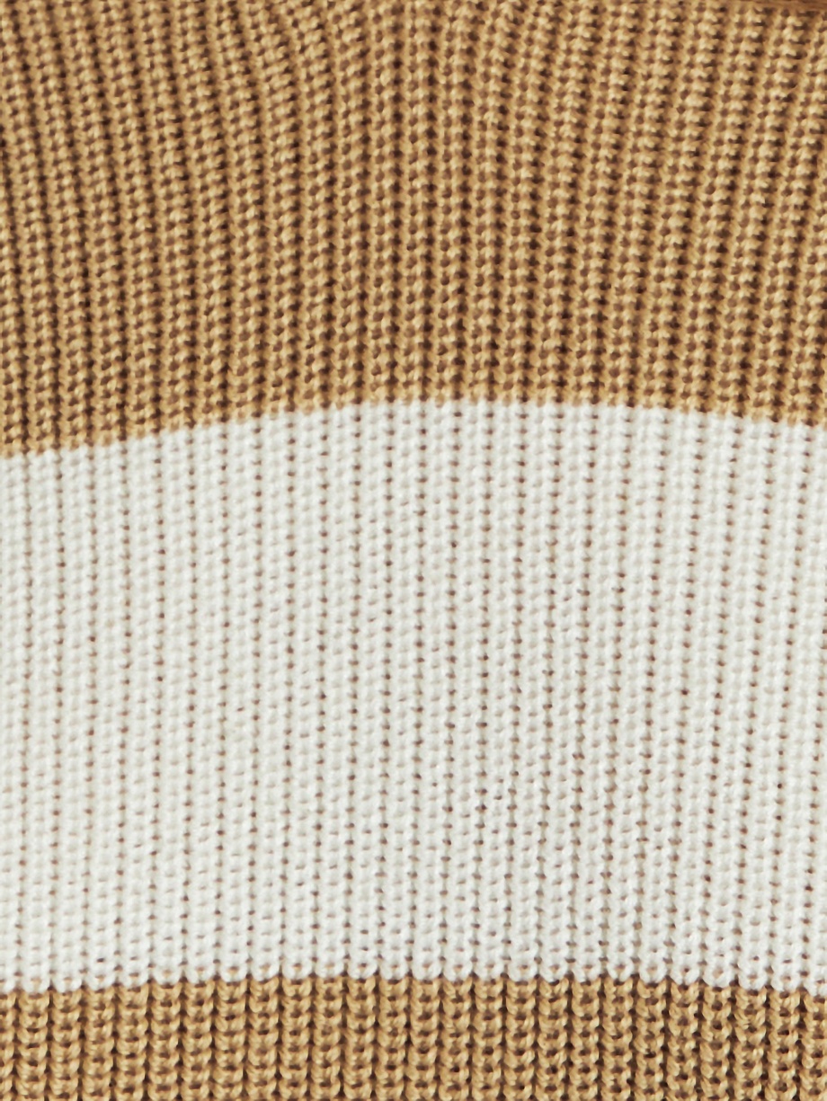 Джемпер в широкую полоску из вискозы и хлопка