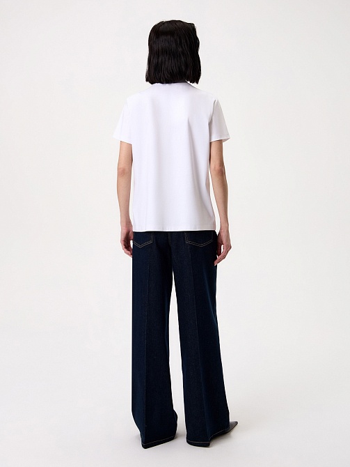 Футболка из 100% мерсеризированного хлопка