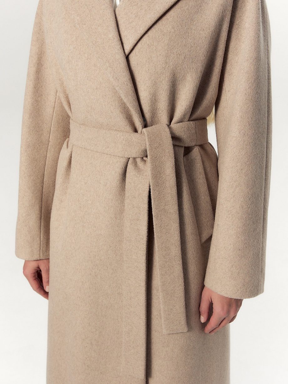 Пальто из шерсти с мембраной