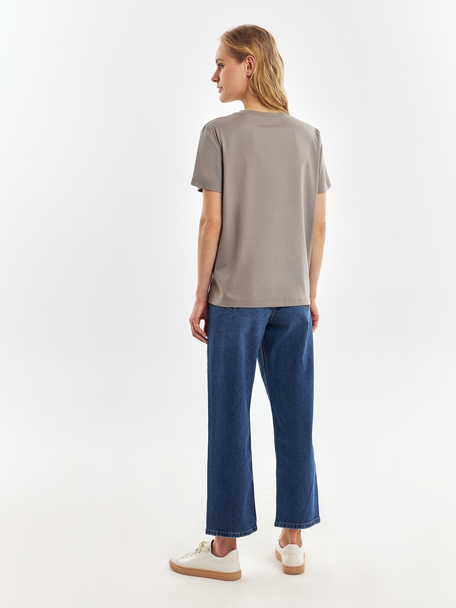 Футболка из мерсеризированного хлопка