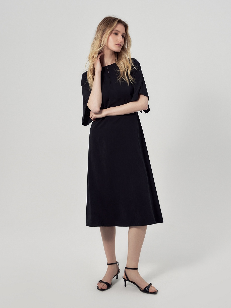 Платье миди из 100% натуральной ткани