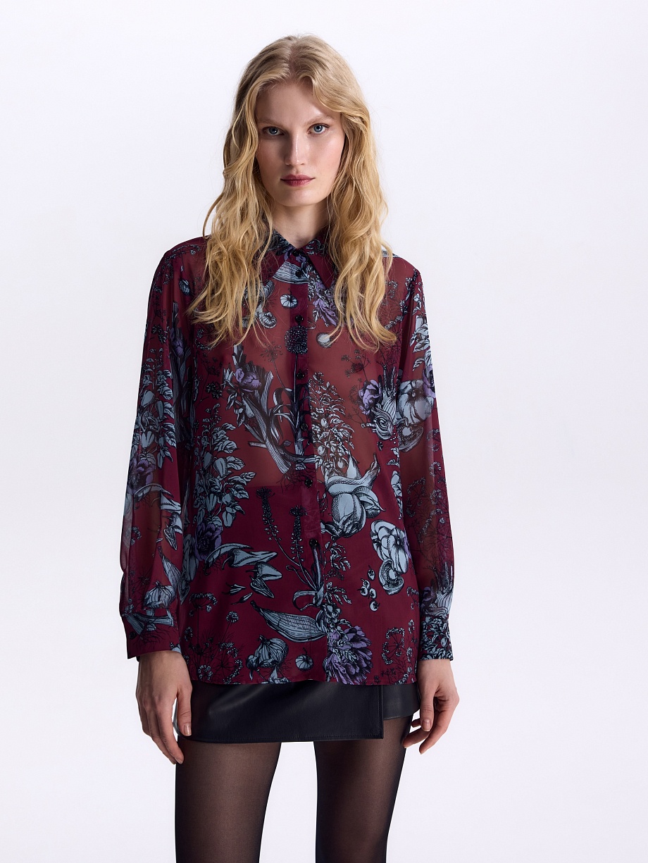 Блуза из шифона