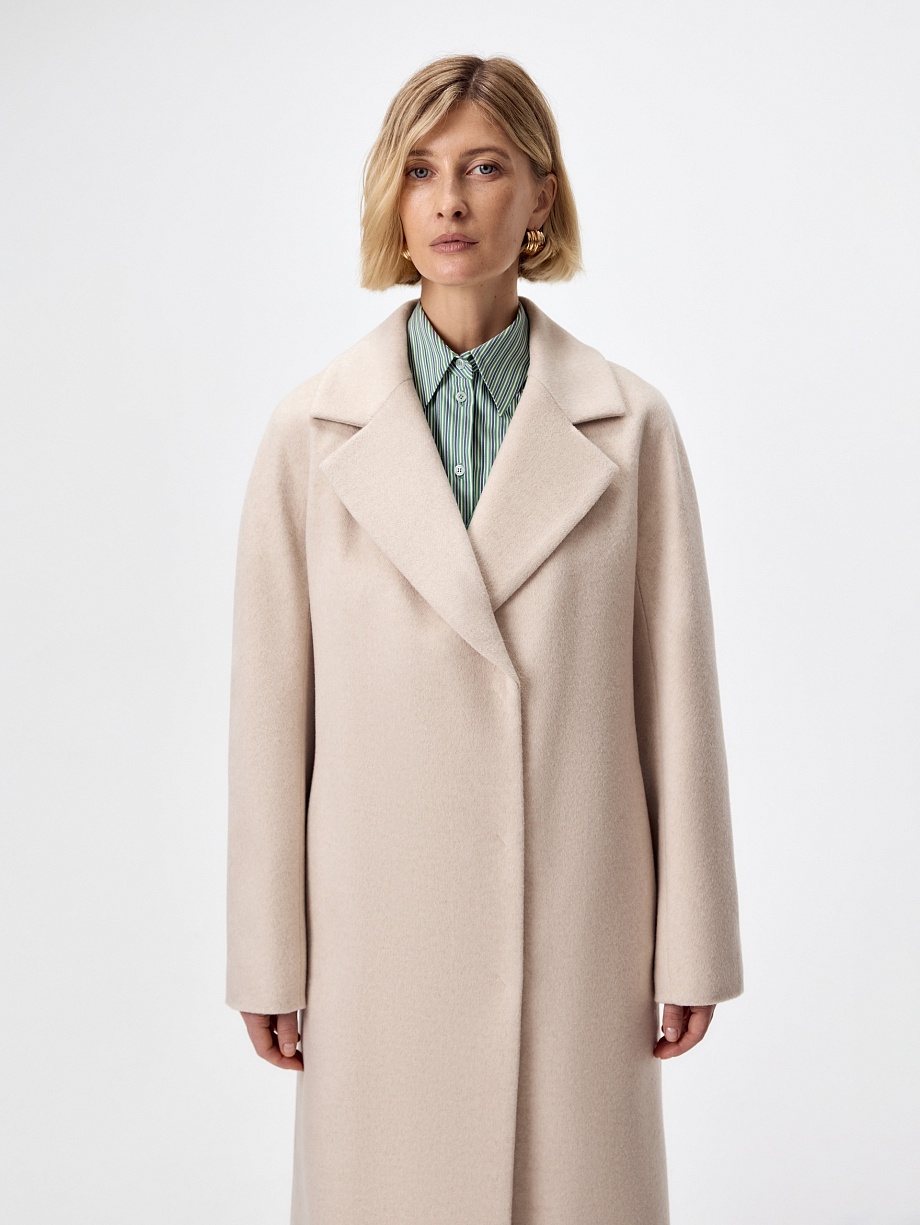 Пальто из шерсти с мембраной