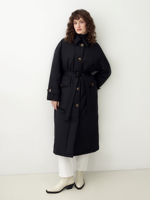 Пальто зимнее утепленное с мембраной