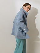 Куртка прямого силуэта из пальтовой ткани POMPA арт.3045440m00050