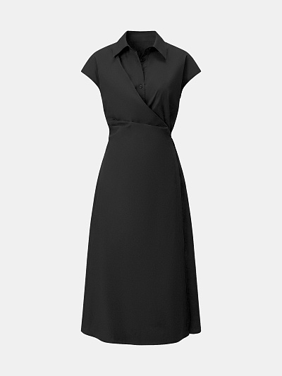 Платье на запах из 100% хлопка POMPA