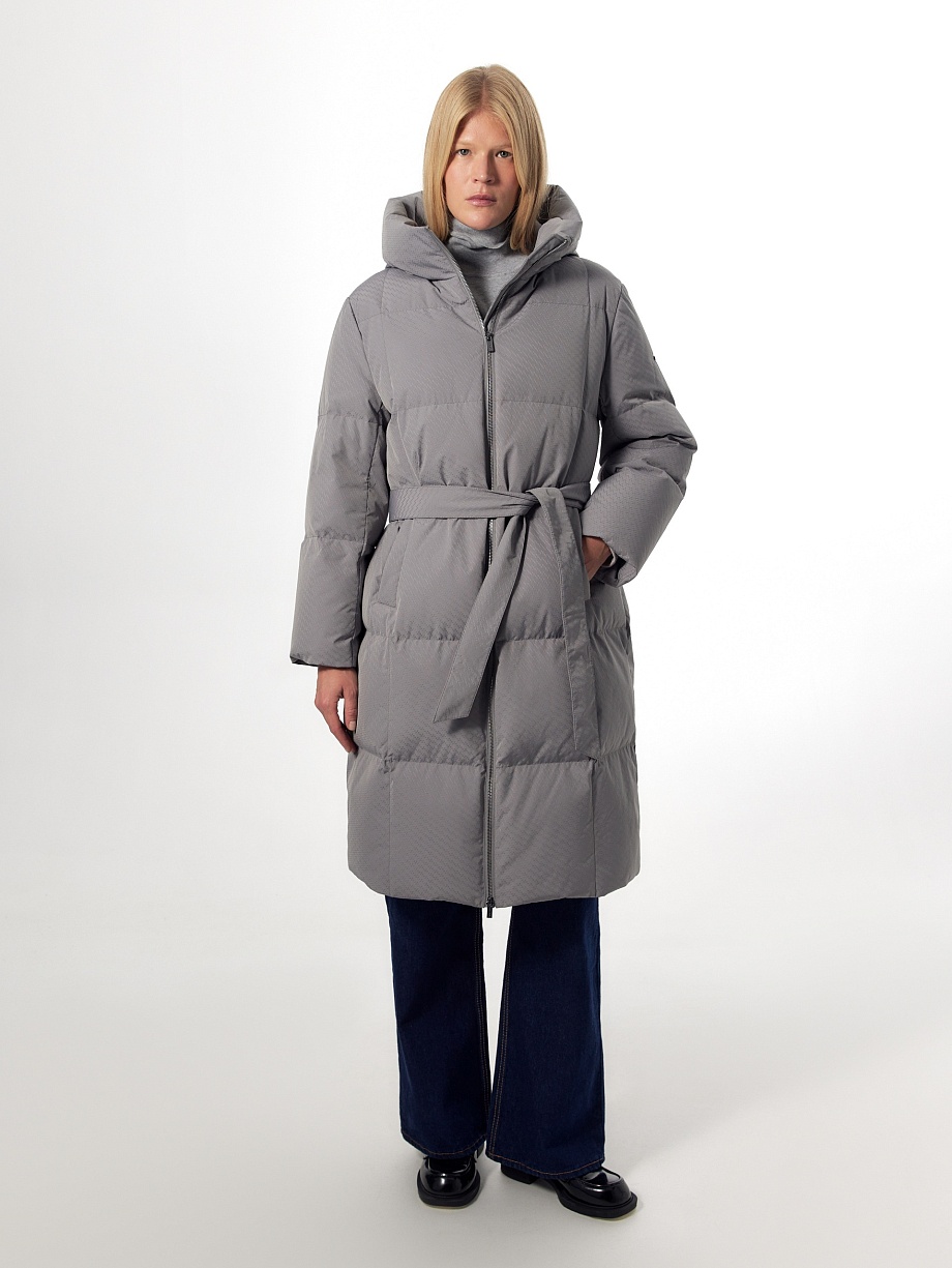Непромокаемый пуховик с мембраной и утеплителем 90% пух и 10% перо