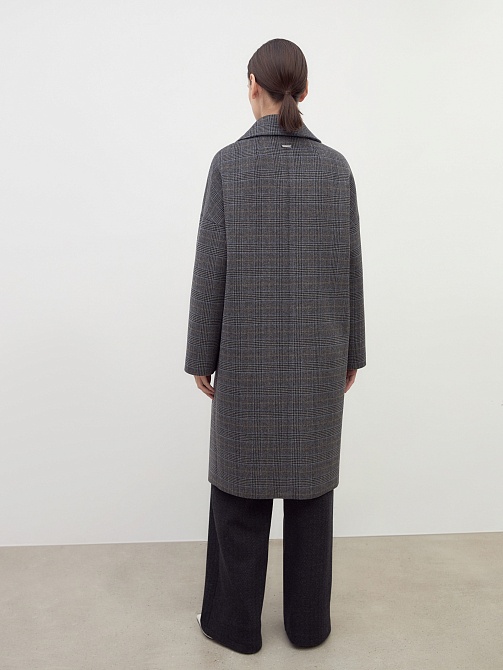 Шерстяное пальто с мембраной