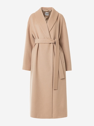 Демисезонное пальто из шерсти с мембраной POMPA