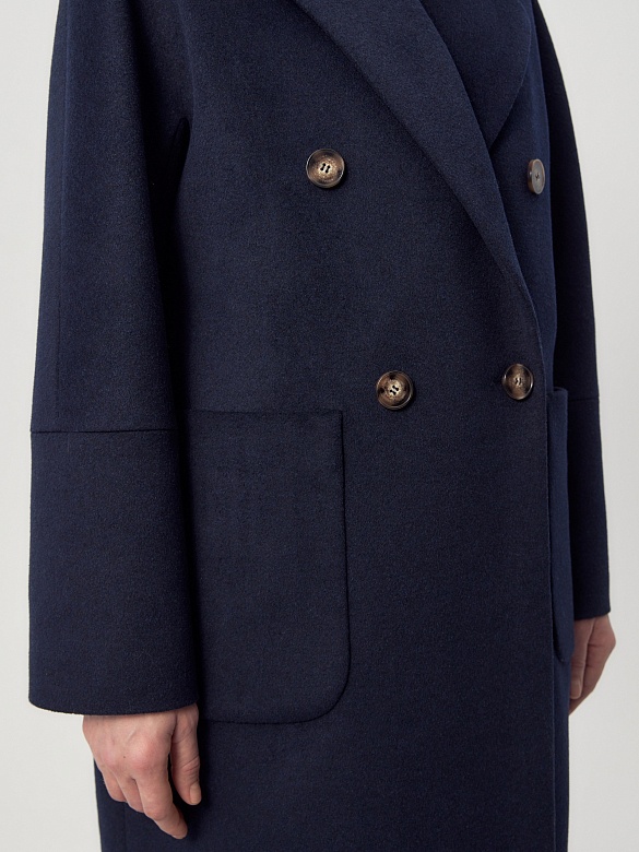 Пальто из шерсти с мембраной и утеплённой спинкой POMPA арт.1016300p90068