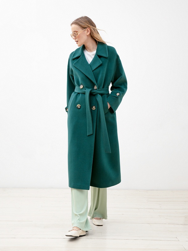 Шерстяное пальто с мембраной