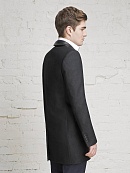 Классическое мужское черное пальто POMPA арт.1700010S60099