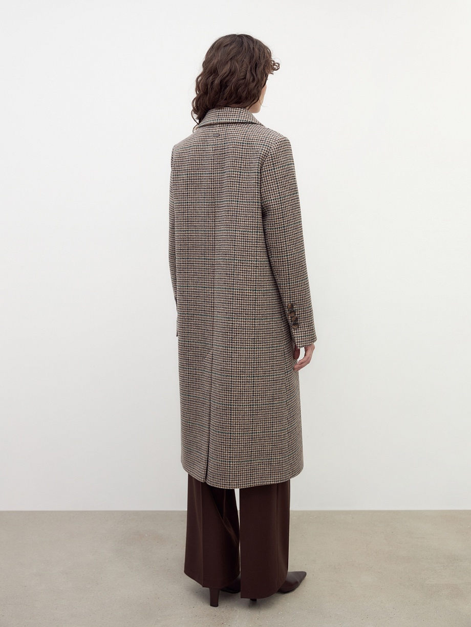 Шерстяное пальто с мембраной