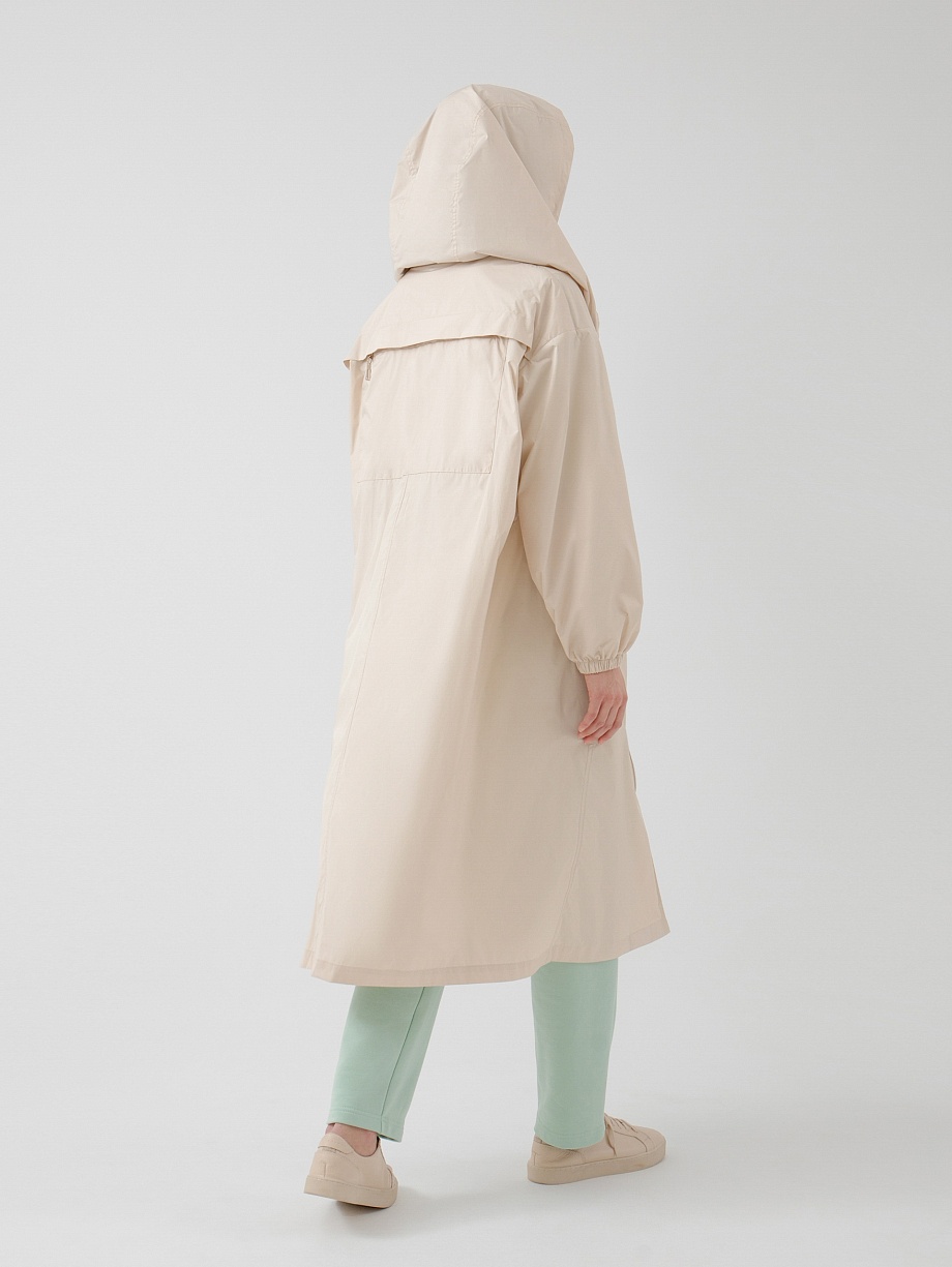 Плащ-трансформер с капюшоном