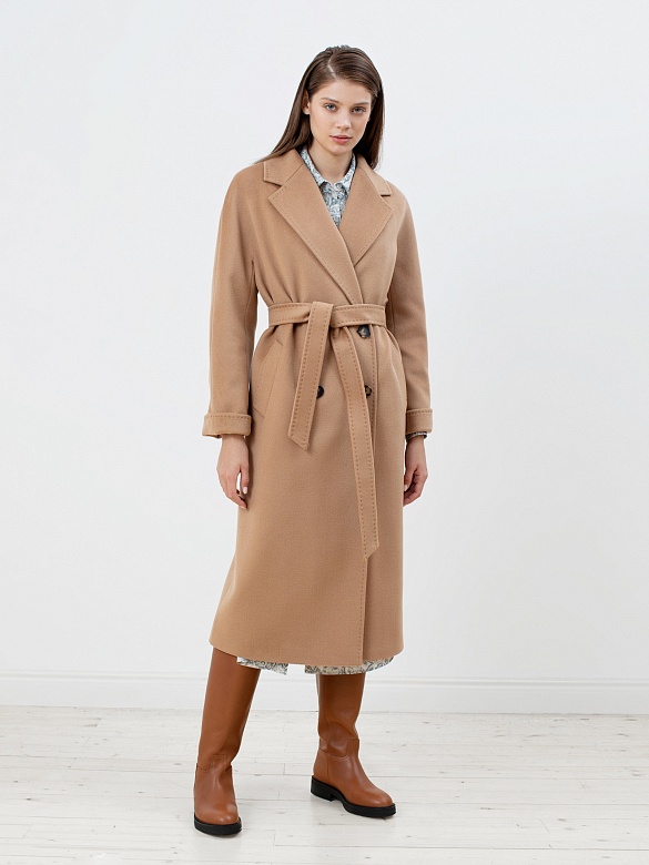 Пальто женское еврозима с мембраной и утепленной спинкой POMPA арт.1013807p90007